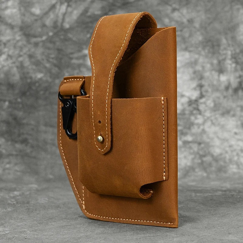 Estuche retro café claro